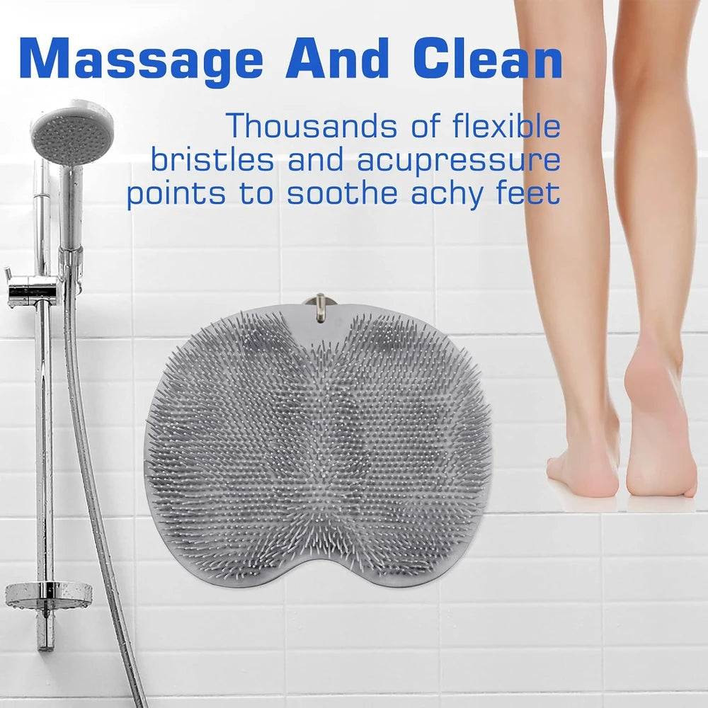 Silicone Exfoliating Shower Foot Scrubber